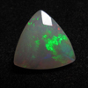 11x11 mm - Faceted Trillion Cut - AAAA - Ethiopian Welo Opal Super Sparkle Awesome Amazing Full Colour Fire